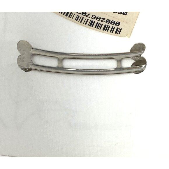 Nordstrom Papilon Kids Flower Girl White Sheer Satin Bow Hair Clip Rosettes - Picture 3 of 6